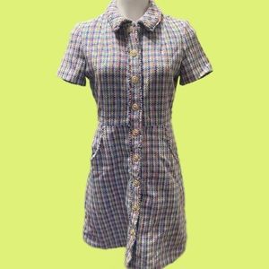 Maje Women's Renizam Multicolor Tweed Dress